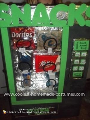 Homemade Vending Machine Costume