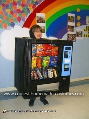 Homemade Vending Machine Costume