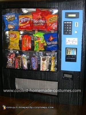 Homemade Vending Machine Costume