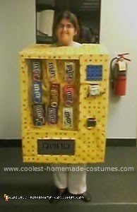 Homemade M&Ms Vending Machine Costume