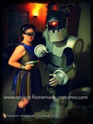 Homemade Vintage Sci-Fi Robot Costume.