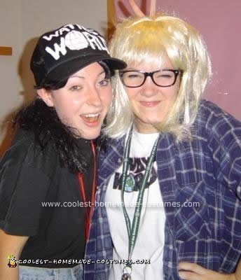 Homemade Wayne's World Couple Costume