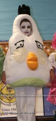 Homemade White Angry Bird Costume