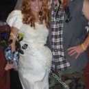 Homemade White Trash Bride and Groom Costume