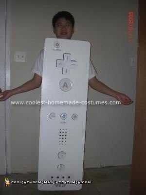 Homemade Wii Remote Halloween Costume