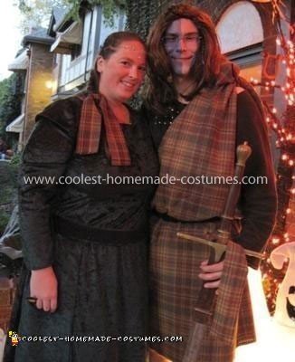 Homemade William Wallace and Princess Isabelle Couple Costume