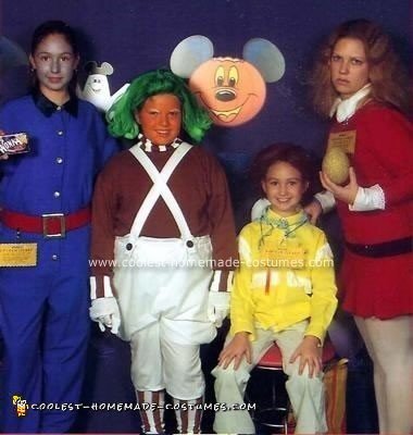 Homemade Willy Wonka Group Halloween Costume