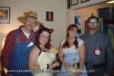 Homemade Wizard of Oz Group Costume