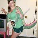 Homemade Woman's T-Rex Dinosaur Costume