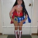 Homemade Wonder Woman Girl Costume