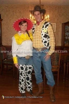 Coolest Woody and Jessie Adult Couple Costume