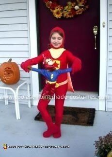 Homemade WordGirl Costume