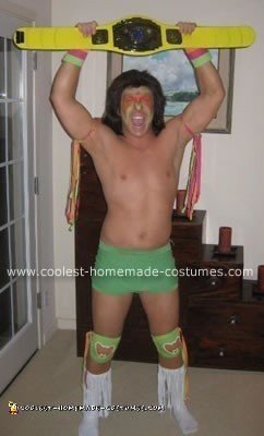 Homemade Ultimate Warrior WWF Costume