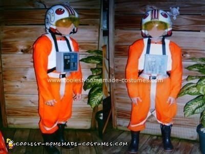 Homemade X-Wing Pilot Halloween Costume