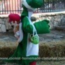 Homemade Yoshi Costume from Mario Brothers