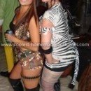 Homemade Zebra Costume