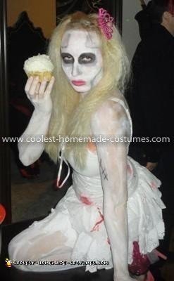 Homemade Zombie Barbie Costume