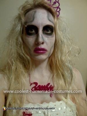 Homemade Zombie Barbie Costume