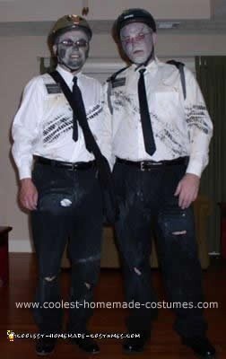 Homemade Zombie Mormon Costumes