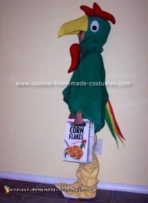Homemade Cornelius the Kellogg's Cornflakes Rooster Costume