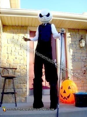 Homemade Jack Skellington Costume