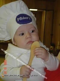 Homemade Pillsbury Doughboy Costume