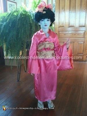 Coolest Homemade Girl's Geisha Costume