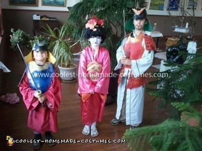 Coolest Homemade Girl's Geisha Costume