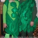 Homemade Green Bean Pod and the Jolly Green Giant Couple Costume