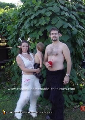 Homemade Fawn Family Costume