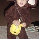 Cool DIY Hand-Sewn Monkey Costume Onsies for Toddlers