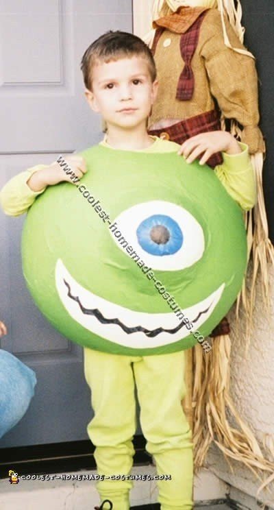 Coolest Homemade Mike Wazowski Costume Ideas