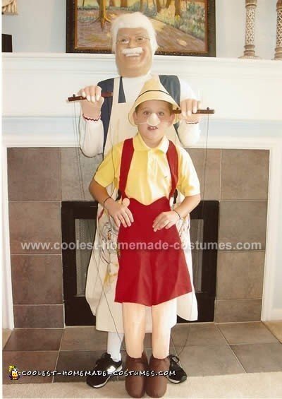 Pinocchio and Geppetto Home Made Costume