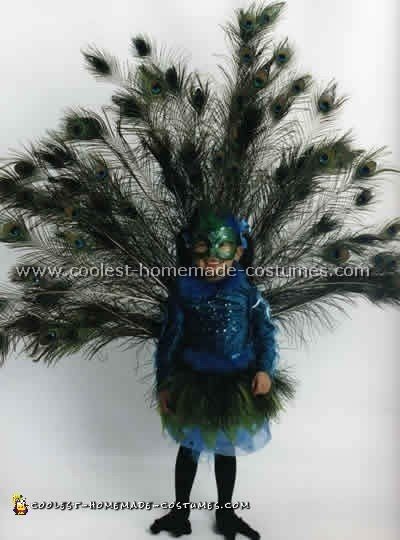 Homemade Peacock Costume