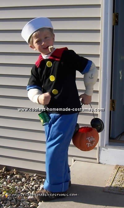 Homemade Popeye Costume