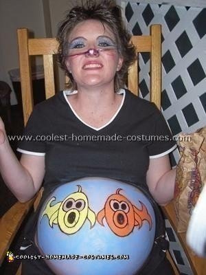 Fish Bowl and Kitty Costume