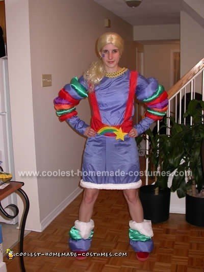 Homemade Rainbow Brite Costume