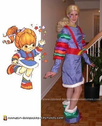 Homemade Rainbow Brite Costume