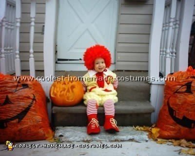 Homemade Ronald McDonald Costume