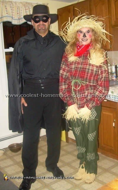 Homemade Scarecrow Halloween Costume For Women