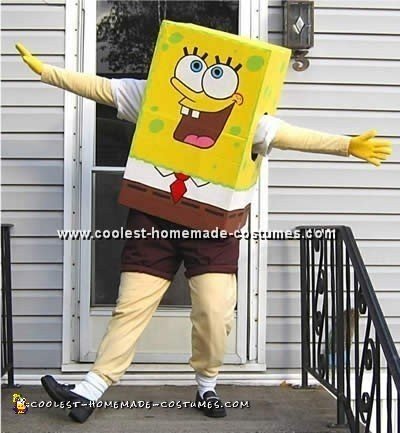 65+ Coolest Homemade SpongeBob Costume Ideas
