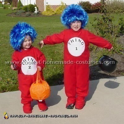 Thing 1 and Thing 2 Costume