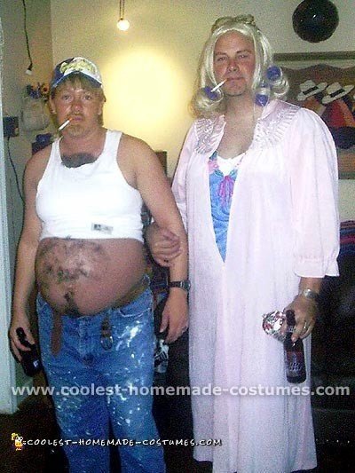 Pregnant Couple Beer Belly Costume