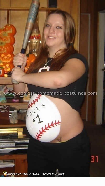 Baseball Maternity Costume