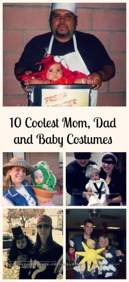 Top 10 Diy Mom Dad And Baby Costume Ideas For Halloween
