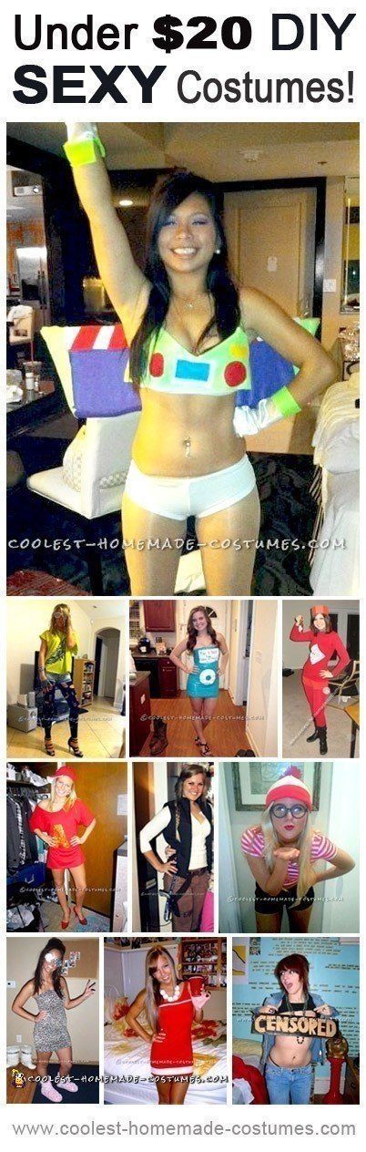 sexy homemade halloween costume ideas