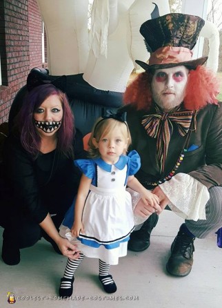 Alice in Wonderland and the Mad Hatter Family