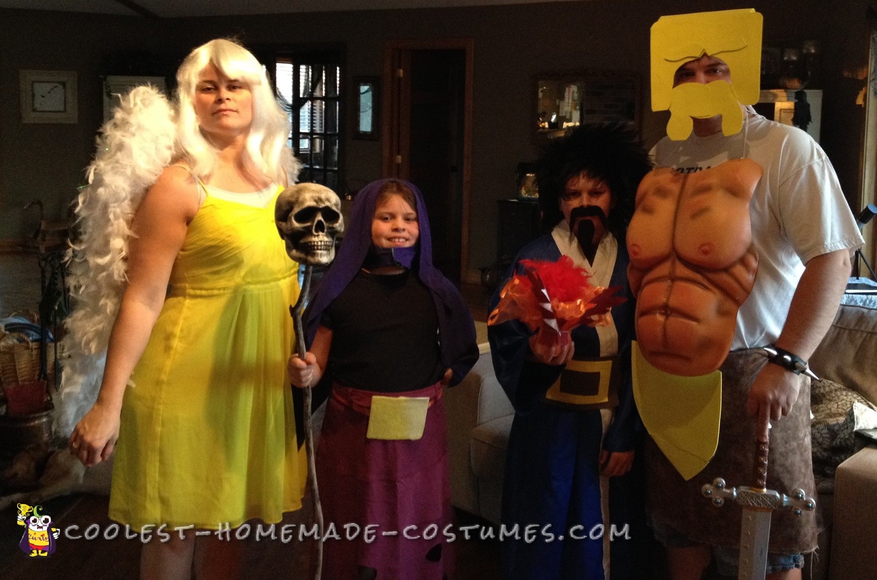 Clash of Clans Family Costume