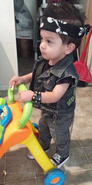 Coolest Rocker Costume for 20 month old Boy