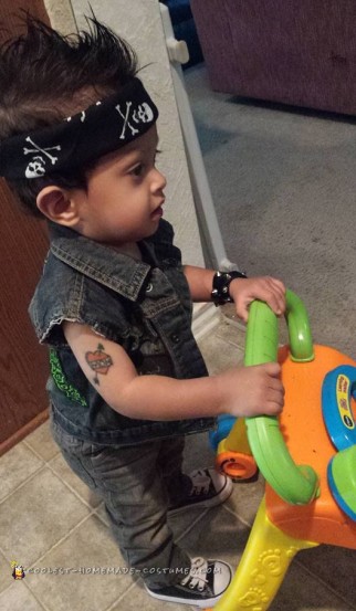 Coolest Rocker Costume for 20 month old Boy